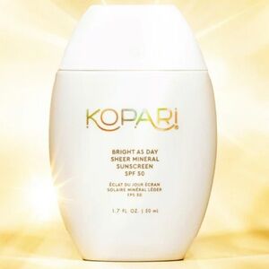 NEW Kopari Bright As Day Sheer Mineral Sunscreen SPF 50